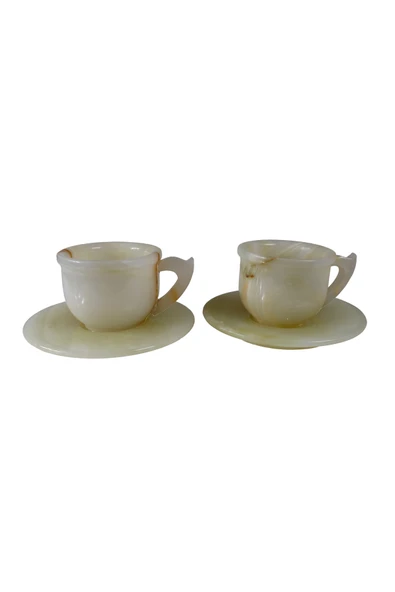 taru pasaj Doğal Oniks Taşı Türk Kahvesi Fincanı Takımı - Şık ve Özel Tasarım ürün görseli