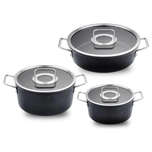 Fissler Adamant 6 Parça Cam Kapak Tenccere Seti ürün görseli