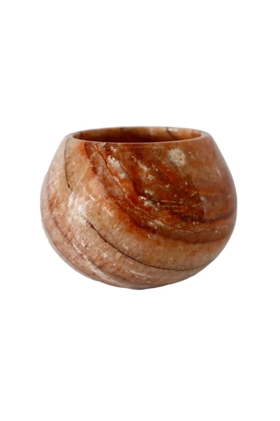 taru pasaj El Yapımı Oniks Hacıyatmaz Mumluk – Doğal Taş ile Sıcak ve Şık Dekor - Resim 5