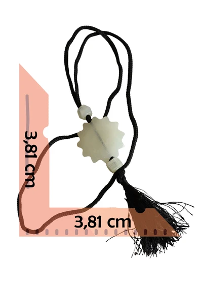 taru pasaj Teslim Taşı Kolye – 12 İmam Sembolü – Alevilik & Bektaşilik – Doğal Taş El Yapımı İmam Kolyesi - 4