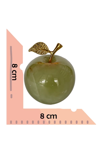 taru pasaj El İşçiliği Oniks Taşı Çanak ve Meyve Seti - Şık Feng Shui Dekoru - Resim 5