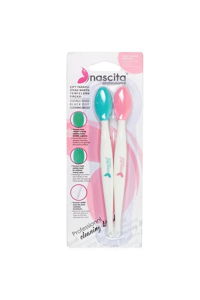 Çift Taraflı 2'li Siyah Nokta Temizleme Fırçası ürün görseli