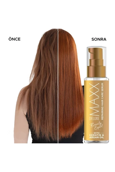 BEAUTY EXPERT Keratin & Argan Yağı Özlü Saç Bakım Serumu 100 ml - Resim 3