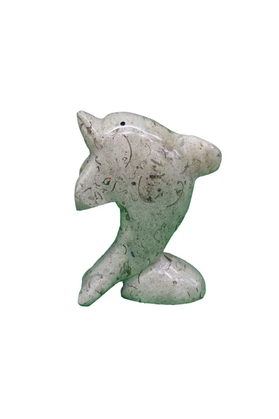 taru pasaj Doğal Oniks Taş Dekoratif Yunus Figürü - El Yapımı Şık Hediyelik Eşya - Resim 5