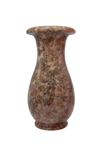 taru pasaj "Doğal Oniks Taş Lale Model Vazo - 20 cm Dekoratif Şık ve Zarif Tasarım" - Resim 6