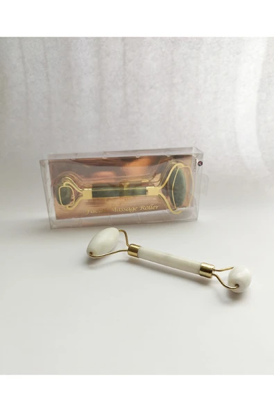 Çift Taraflı 2li Cilt Yüz Masaj Aleti Roller Yeşim Taşı ürün görseli