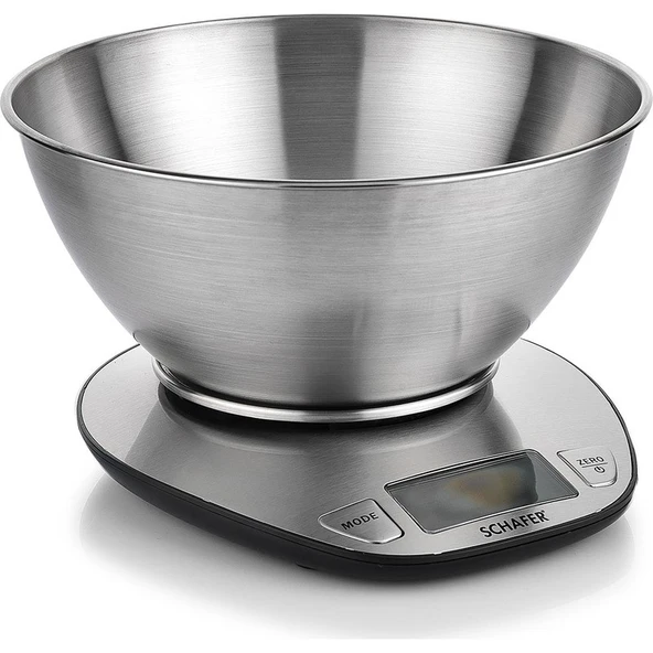 Schafer Emma Mutfak Baskülü - 2 Parça - Inox ürün görseli