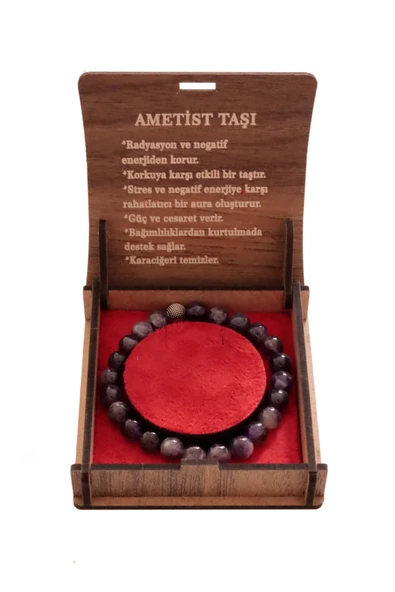 taru pasaj Ametist Taşı Bileklik & Kolye - 3