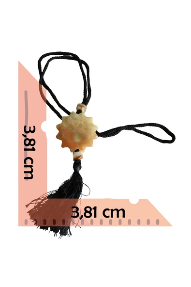 taru pasaj Teslim Taşı Kolye – 12 İmam Sembolü – Alevilik & Bektaşilik – Doğal Taş El Yapımı İmam Kolyesi - 4