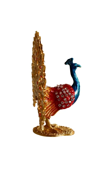 taru pasaj Kristal Taşlı Dekoratif Tavus Kuşu Biblosu - Zarif ve Şık Tasarım - Resim 4