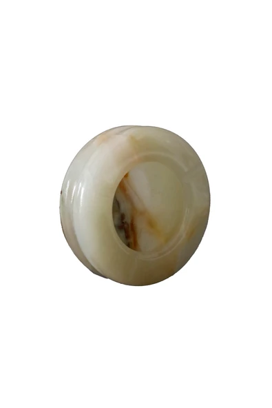 taru pasaj Doğal Oniks Taş Küllük - El Yapımı Dekoratif Küllük - 5