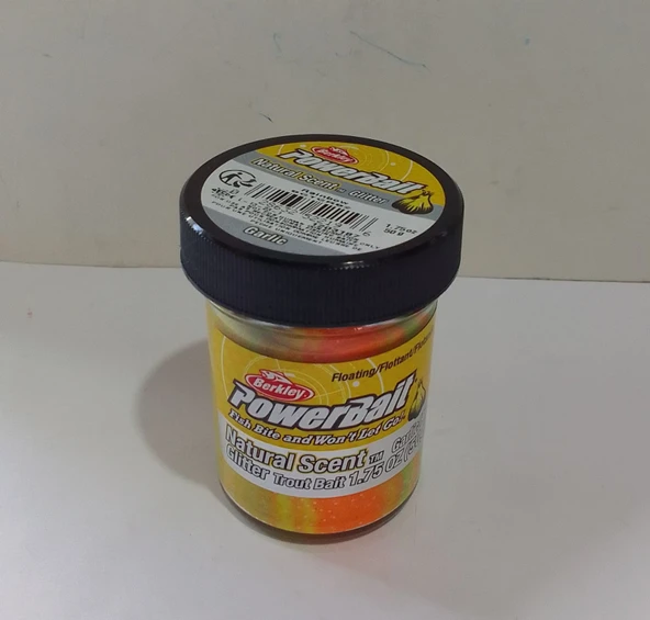 BERKLEY POWERBAİT RAİNBOW SARIMSAKLI ALABALIK  HAMURU (02264) - Resim 2