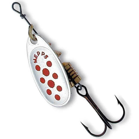 MEPPS COMET GÜMÜŞ ZEMİN,KIRMIZI NOKTALI NO: 00 OLTA KAŞIĞI ürün görseli