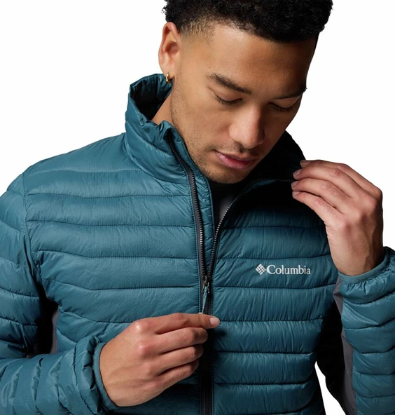 Columbia Powder Pass™ Hybrid Jacket Mavi Erkek Outdoor Mont WO3495-429 - Resim 4
