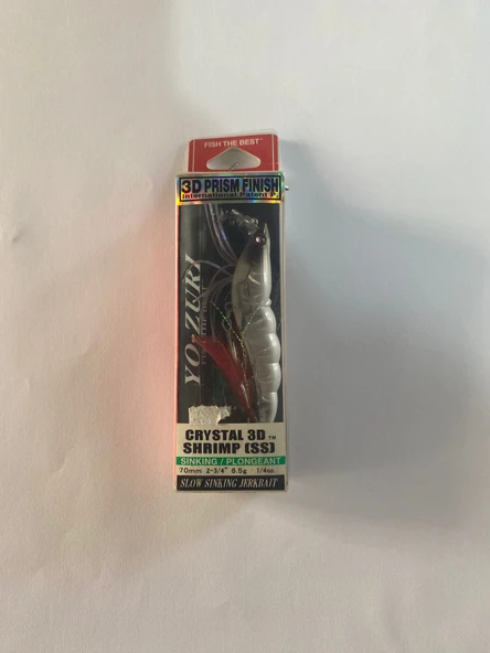 YO-ZURİ CRYSTAL 3D SHRIMP 70 MM (SS) F-987 - HGS  MAKET YEM ürün görseli