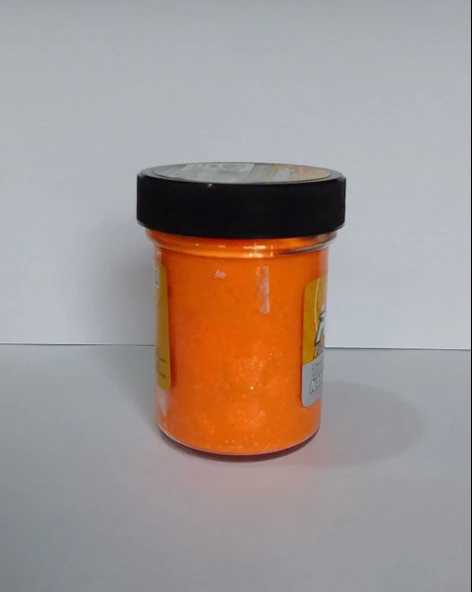 BERKLEY POWERBAİT NATUREL SCENT BLOOD WORM KAN KURDU TURUNCU RENK (53378)ALABALIK HAMURU - Resim 2