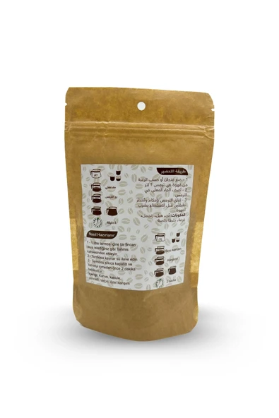 Tahmirs Arabic Coffee  Hafif Kavrulmuş doğal, katkısız  150 gr - Resim 5