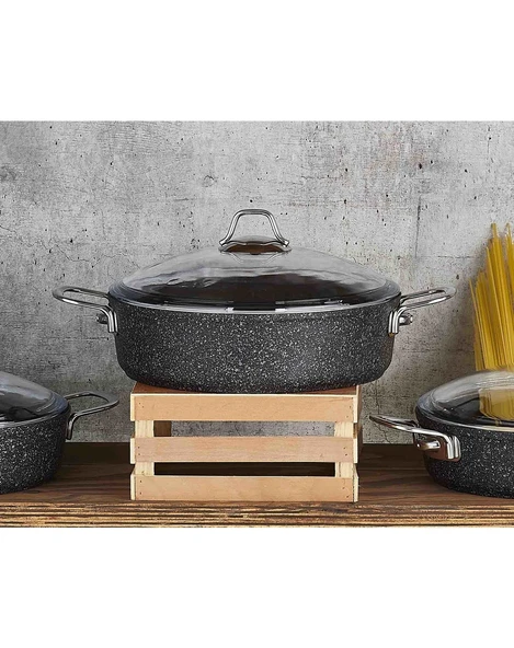 Falez Black Line 30 cm Karnıyarık Tenceresi ürün görseli 1