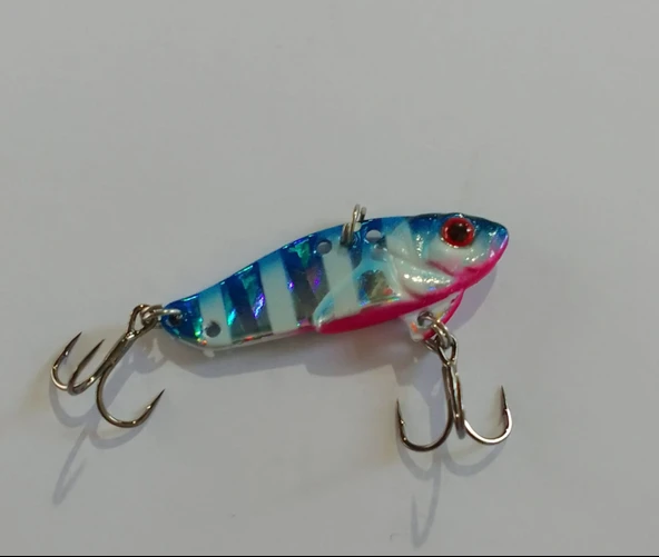 STRİKE PRO 3.5 CM VİBRASYON JİG YEM GLOW SIN50L (BLUE ZEBRA) - Resim 3