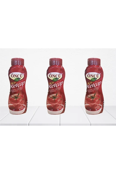Acılı Ketçap 700 g 3 adet ürün görseli
