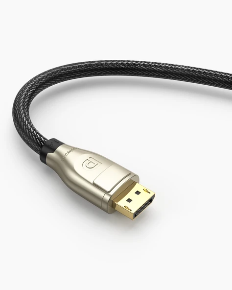 UGREEN 8K 60Hz 4K 144Hz v1.4 DisplayPort Görüntü ve Ses Aktarım Kablosu 3 Metre, Siyah, 60844 ürün görseli