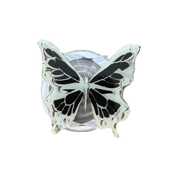 E2M MAGSAFE TELEFON TUTUCU STAND KELEBEK SİYAH ürün görseli