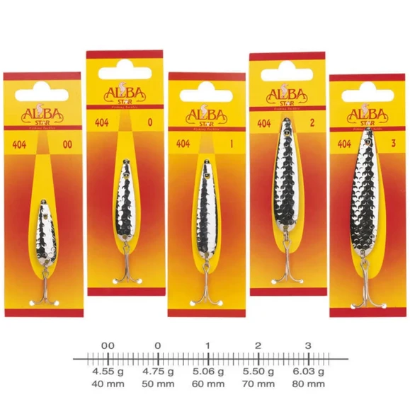 ALBA STAR 404 NO:1 GRİ ,DESENLİ LÜFER OLTA KAŞIĞI ürün görseli