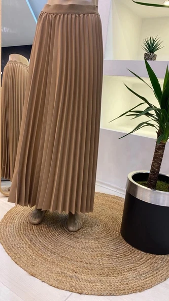 İnvee Pliseli Etek CAMEL 6998 ürün görseli