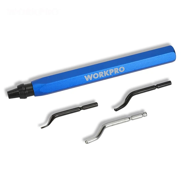 WORKPRO WP309010 Profesyonel Çapak Temizleme Kalemi + 3 Parça Bıçak ürün görseli