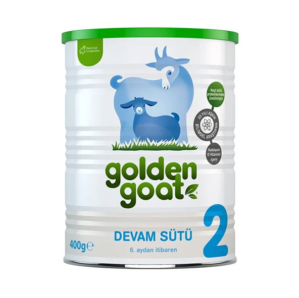 Golden Goat 2 Keçi Sütlü Devam Sütü 6-12 Ay 400 Gr ürün görseli
