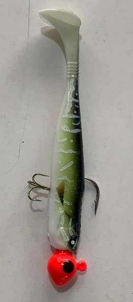 LUCKY JOHN BASARA 2,5’’ PG11  SİLİKON BALIK YEM ZOKA VE ÜÇLÜ İĞNESİ TAKILMIŞ HAZIR TAKIM ürün görseli