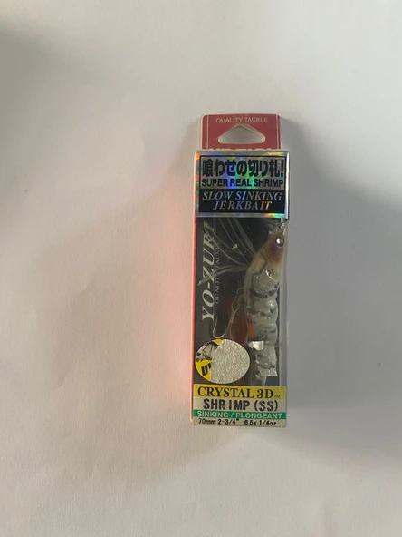 YO-ZURİ CRYSTAL 3D SHRIMP (SS) F-987 - HTS  MAKET YEM ürün görseli