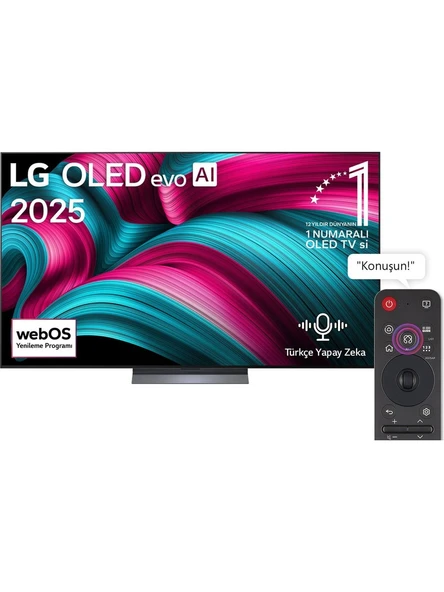 LG OLED77C54LA 4K Ultra HD 77'' 195 Ekran Uydu Alıcılı webOS Smart OLED Evo TV ürün görseli
