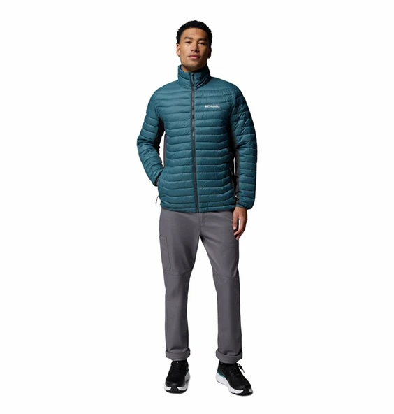 Columbia Powder Pass™ Hybrid Jacket Mavi Erkek Outdoor Mont WO3495-429 - Resim 8