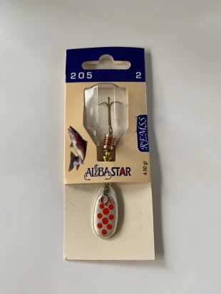 ALBA STAR REMSS 205 NO:2 4.50 GRAM KIRMIZI BENEKLİ OLTA KAŞIĞI ürün görseli