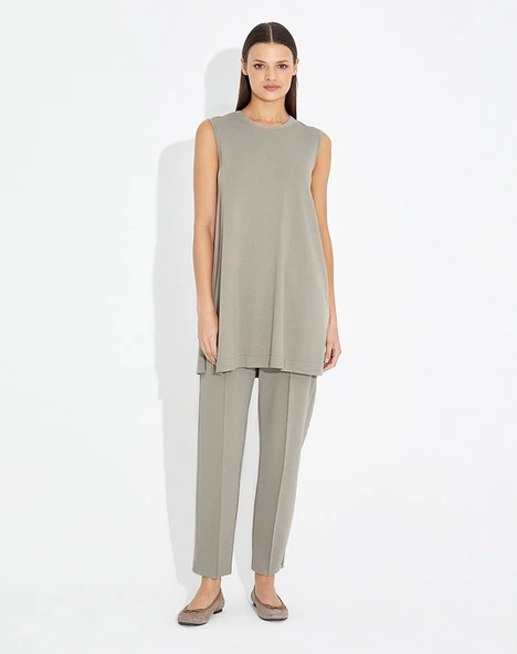 T23Y-6000 MISSDALIDA KOLSUZ TRİKO TUNİK - Resim 12