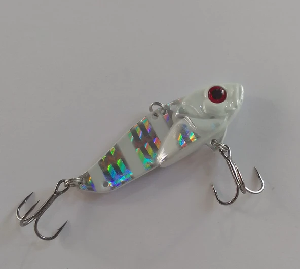 STRİKE PRO 5.5 CM VİBRASYON JİG YEM GLOW SIN051L (GLOW ZEBRA) - Resim 3