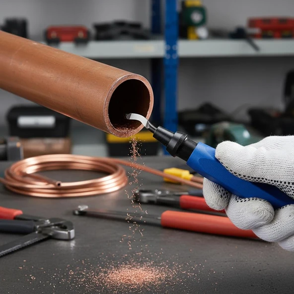 WORKPRO WP309010 Profesyonel Çapak Temizleme Kalemi + 3 Parça Bıçak - Resim 6