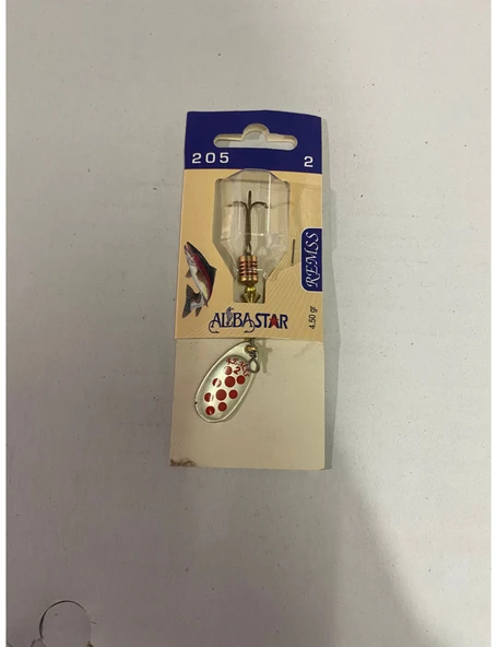 ALBA STAR REMSS 205 NO:2 4.50 GRAM KIRMIZI BENEKLİ OLTA KAŞIĞI ürün görseli