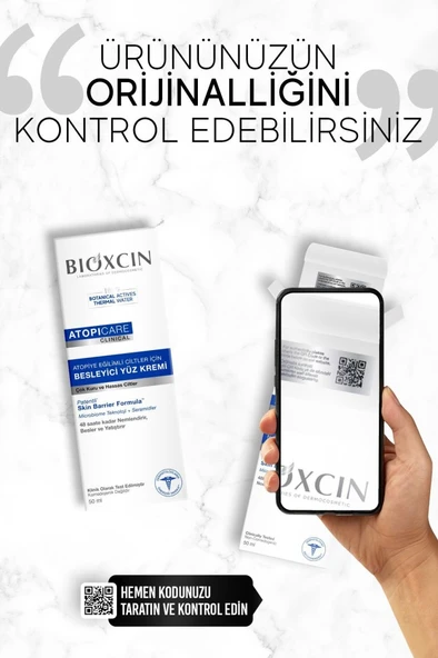 Bioxcin Atopicare Atopi Eğilimli Ciltler İçin Besleyici Yüz Kremi 50 Ml - Microbiome, Seramid - Resim 7