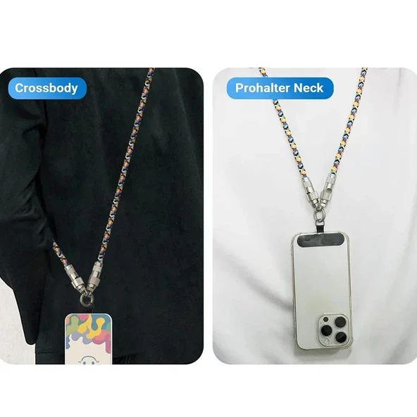 E2M BOYUN KABLO TYPE-C TO TYPE-C 120CM DATA KABLOSU RENKLİ - Resim 3