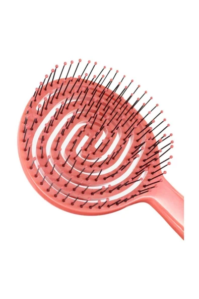 Pembe Pro Üç Boyutlu Oval Saç Fırçası - 6