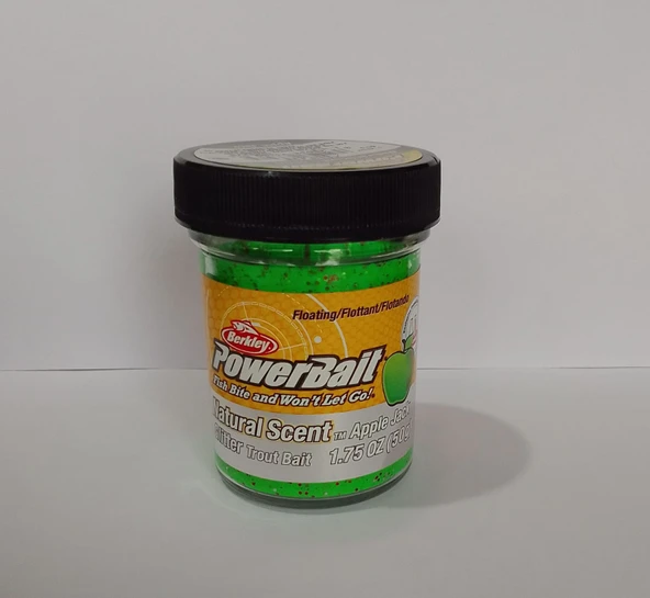 BERKLEY POWERBAİT NATUREL SCENT APPLE JACK 93308 ALABALIK HAMURU - Resim 2