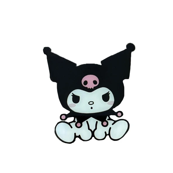 E2M POP SOCKET TELEFON TUTUCU KUROMI SİYAH ürün görseli