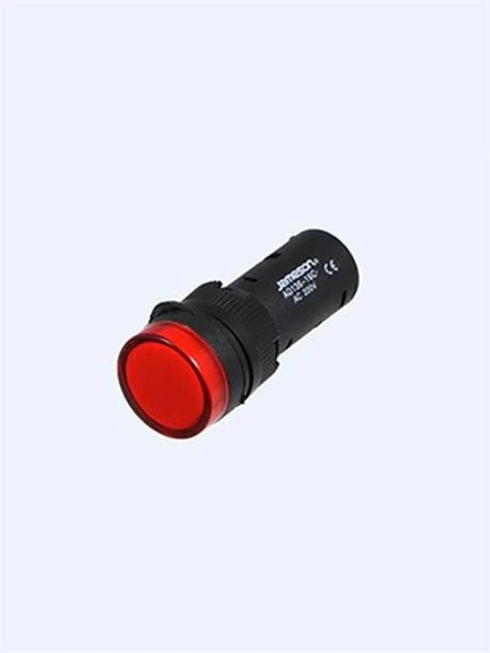 Jameson Kırmızı LED Sinyal Lambası 22mm 220V  ( 5 ADET ) ürün görseli 1
