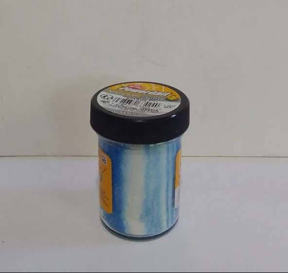 BERKLEY POWERBAİT 63424 WHİTE/NEON BLUE  GARLIC (SARIMSAKLI) ALABALIK HAMURU ürün görseli