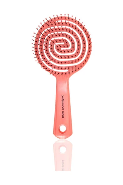 Pembe Pro Üç Boyutlu Oval Saç Fırçası - 2