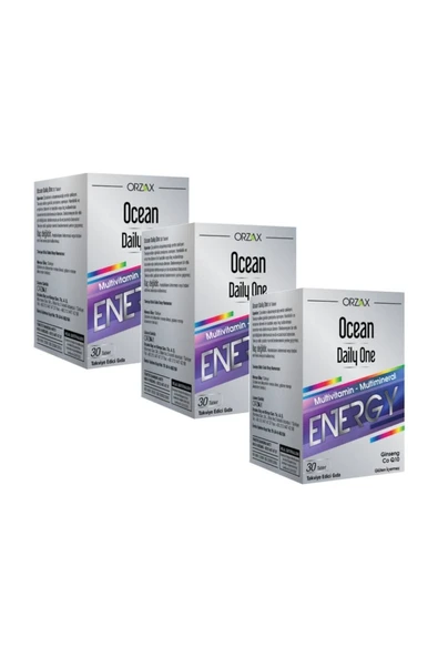 Ocean Daily One Energy 30 Tablet 3 Adet ürün görseli 1