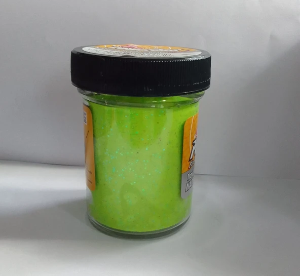 BERKLEY POWERBAİT NATUREL SCENT  CHARTREUSE BLOOD WORM KAN KURDU (53377) ALABALIK HAMURU - Resim 3