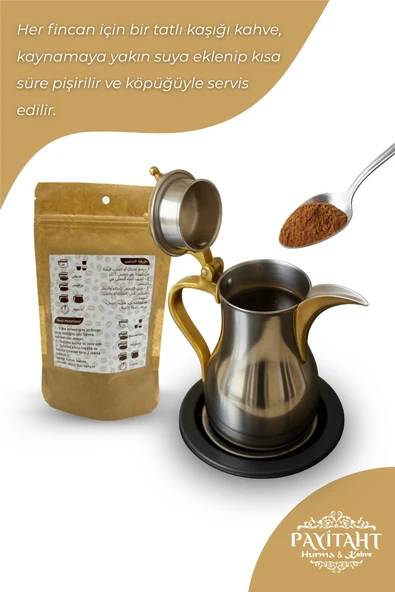 Tahmirs Arabic Coffee  Hafif Kavrulmuş doğal, katkısız  150 gr - Resim 3